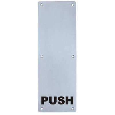 Push and Sign Plate